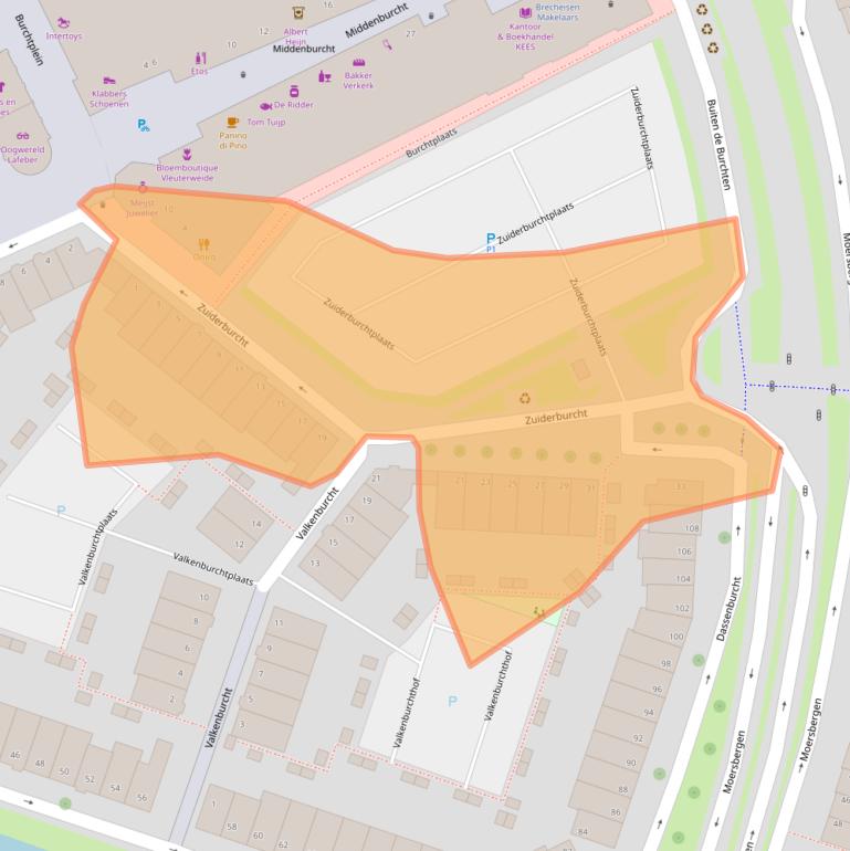 Kaart van postcodegebied 3452MR.