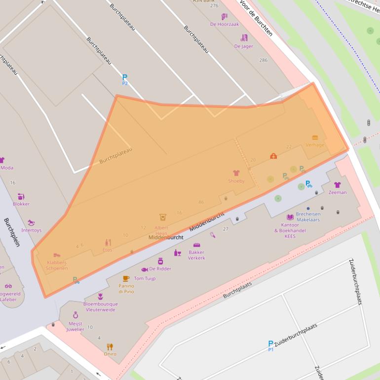 Kaart van postcodegebied 3452MT.