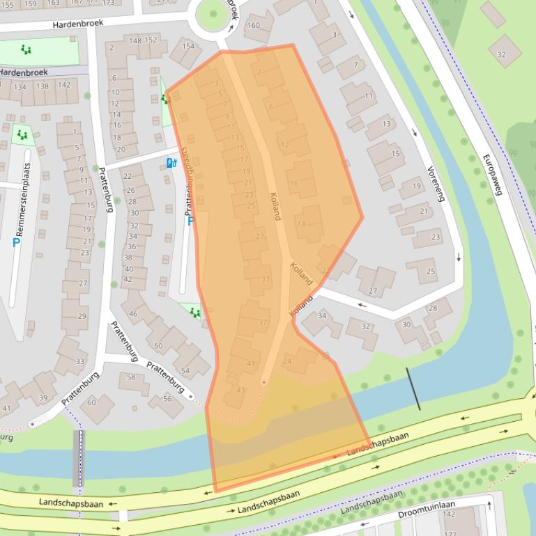 Kaart van postcodegebied 3452NM.