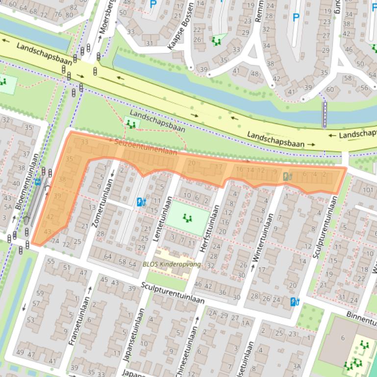 Kaart van postcodegebied 3452RA.