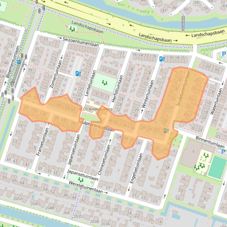 Kaart van postcodegebied 3452RG.