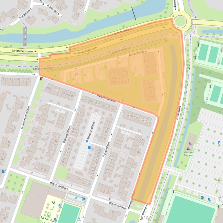 Kaart van postcodegebied 3452RL.