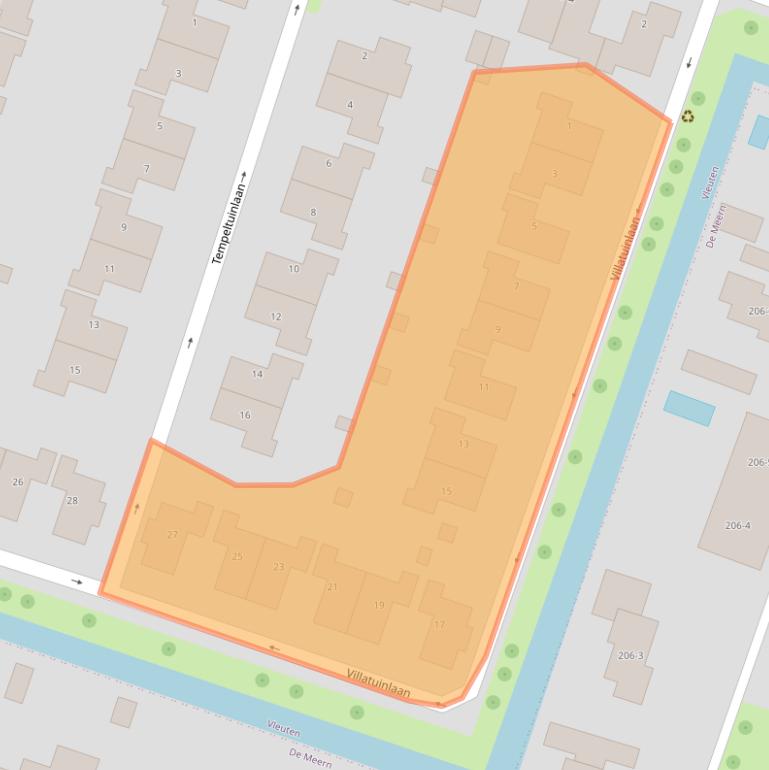 Kaart van postcodegebied 3452SK.