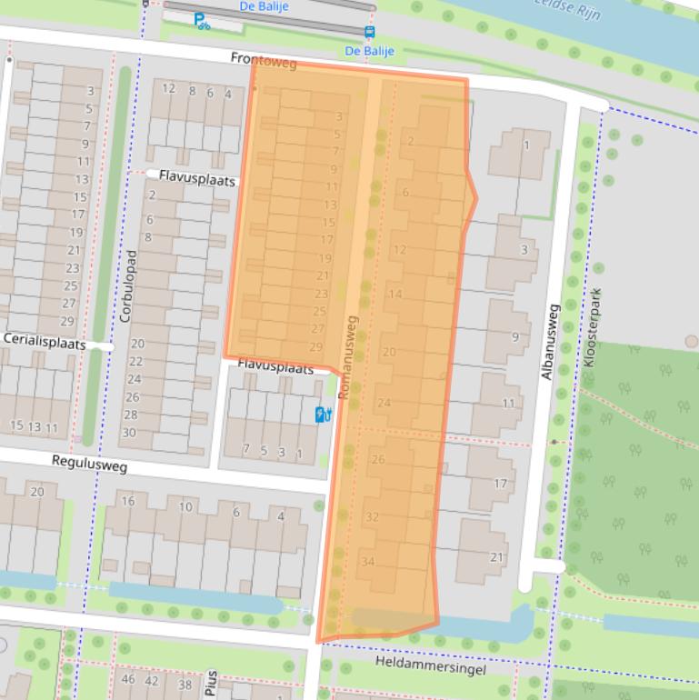 Kaart van postcodegebied 3453HD.