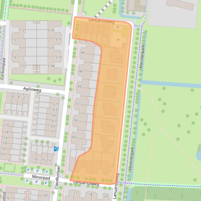 Kaart van postcodegebied 3453JA.