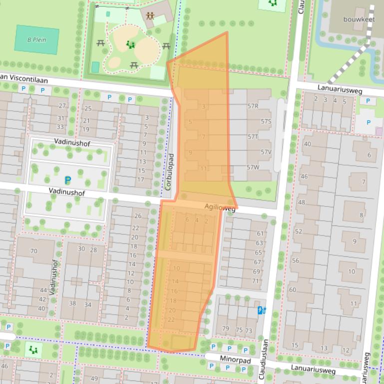 Kaart van postcodegebied 3453JH.
