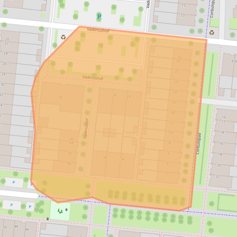 Kaart van postcodegebied 3453JK.