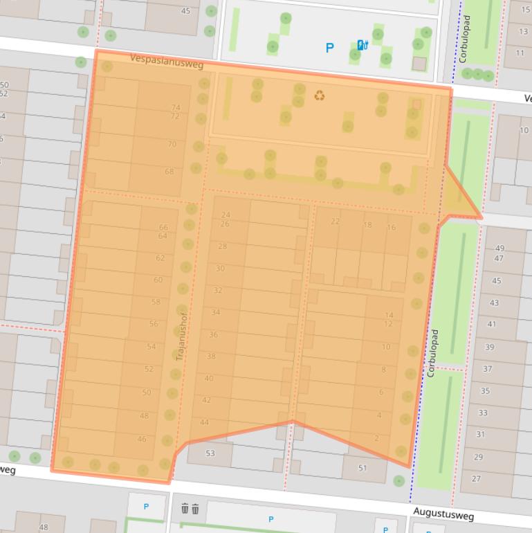 Kaart van postcodegebied 3453KP.