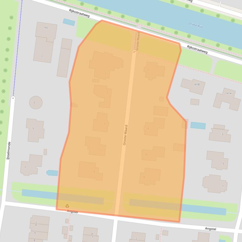 Kaart van postcodegebied 3453LC.