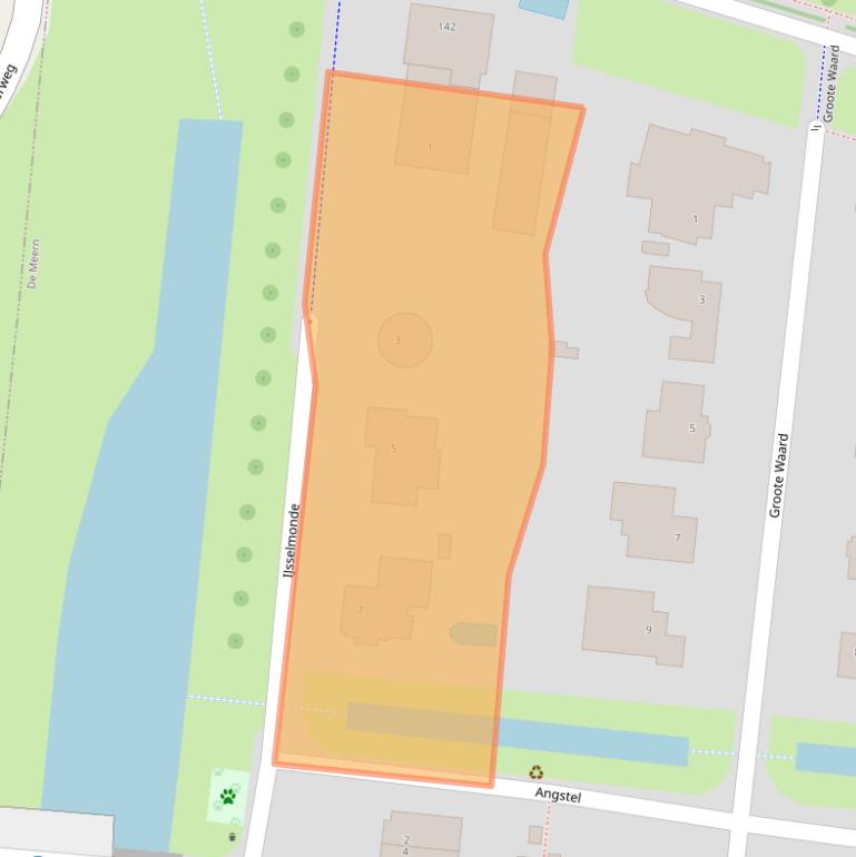 Kaart van postcodegebied 3453LE.