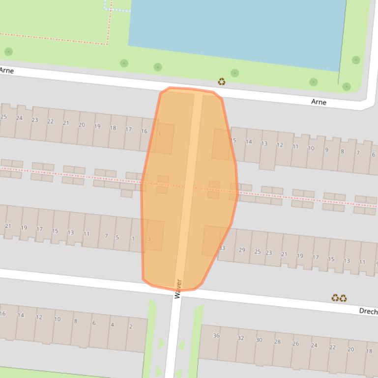 Kaart van postcodegebied 3453MB.