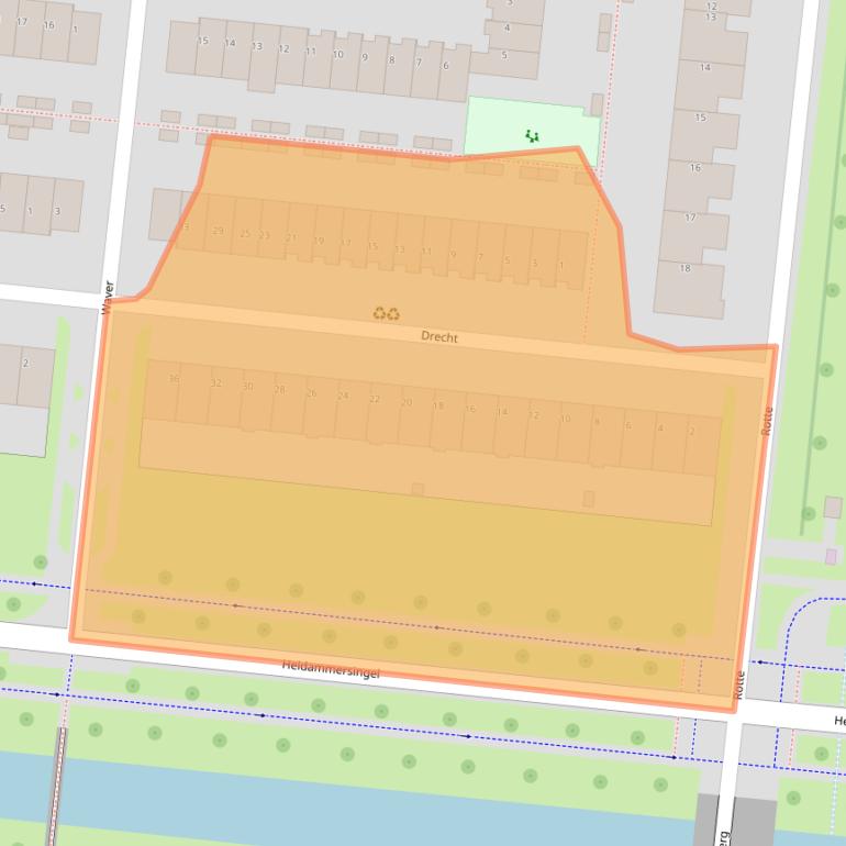 Kaart van postcodegebied 3453MC.