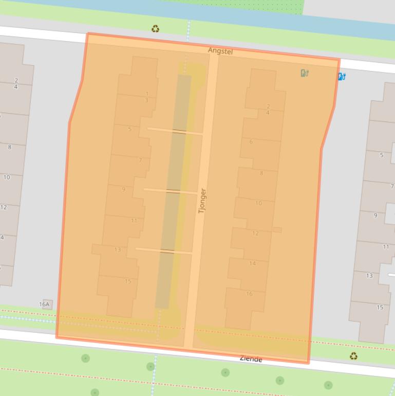 Kaart van postcodegebied 3453MK.
