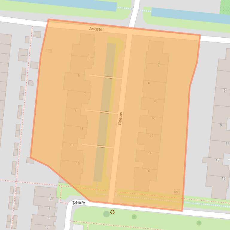 Kaart van postcodegebied 3453ML.
