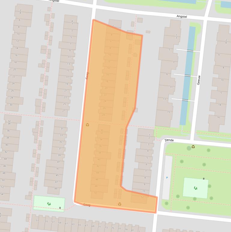 Kaart van postcodegebied 3453MT.