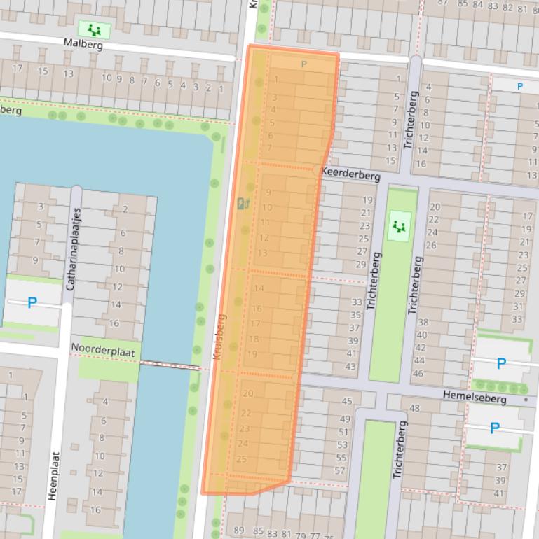 Kaart van postcodegebied 3453PN.