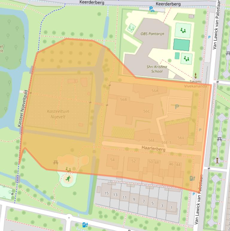 Kaart van postcodegebied 3453RG.