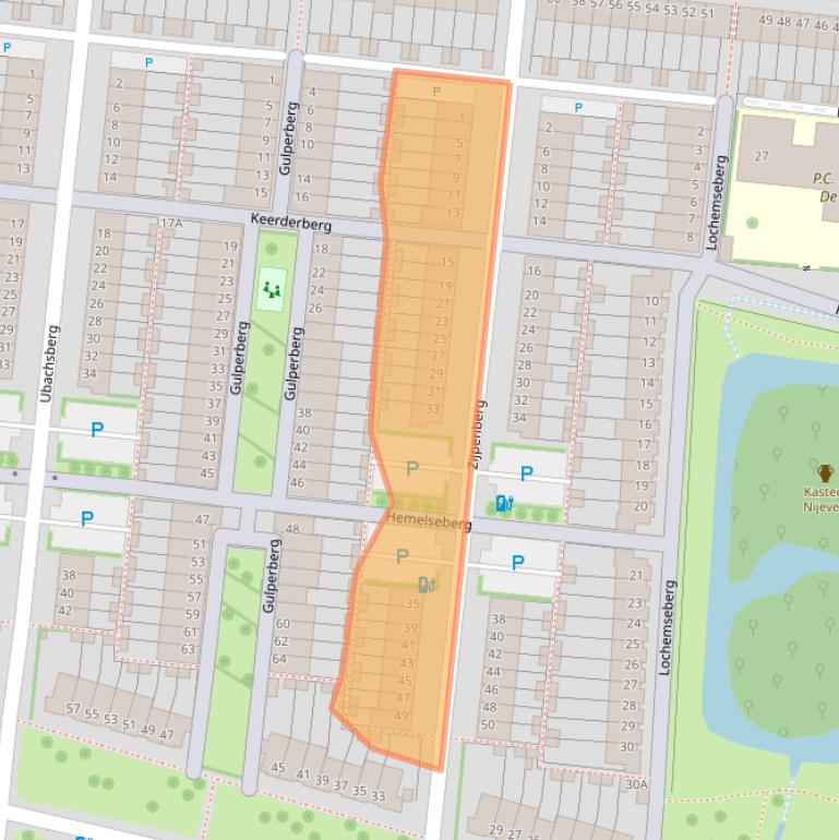 Kaart van postcodegebied 3453RS.