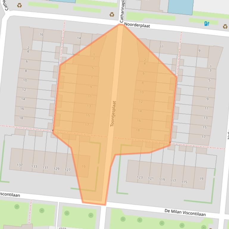 Kaart van postcodegebied 3453SC.