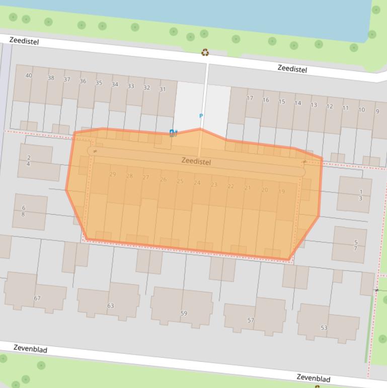 Kaart van postcodegebied 3453TE.
