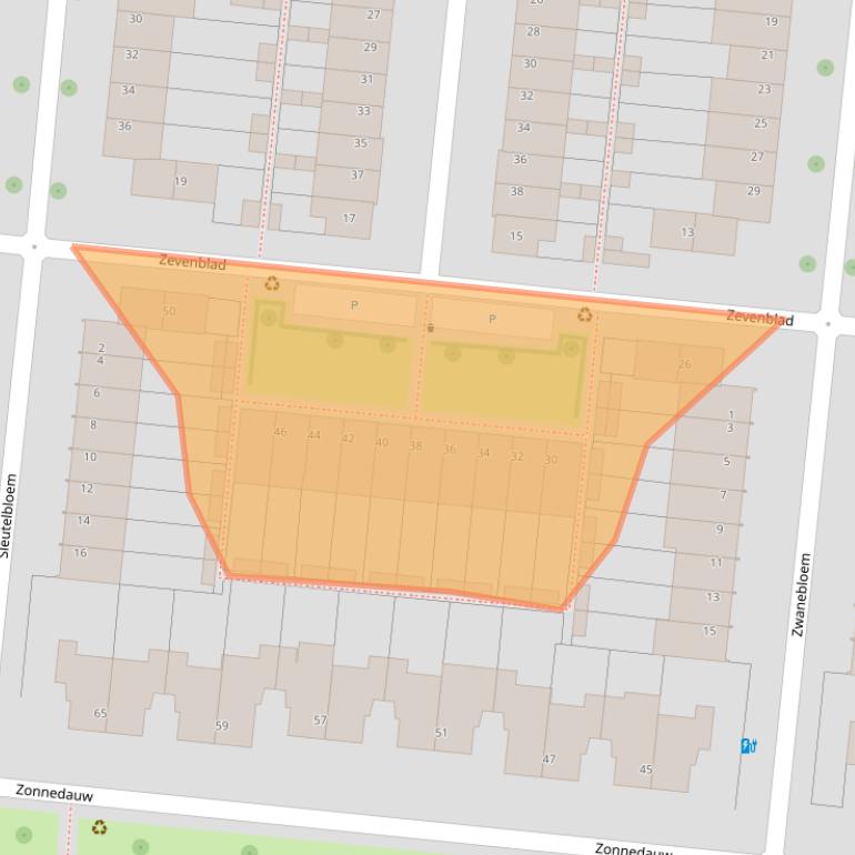 Kaart van postcodegebied 3453TM.