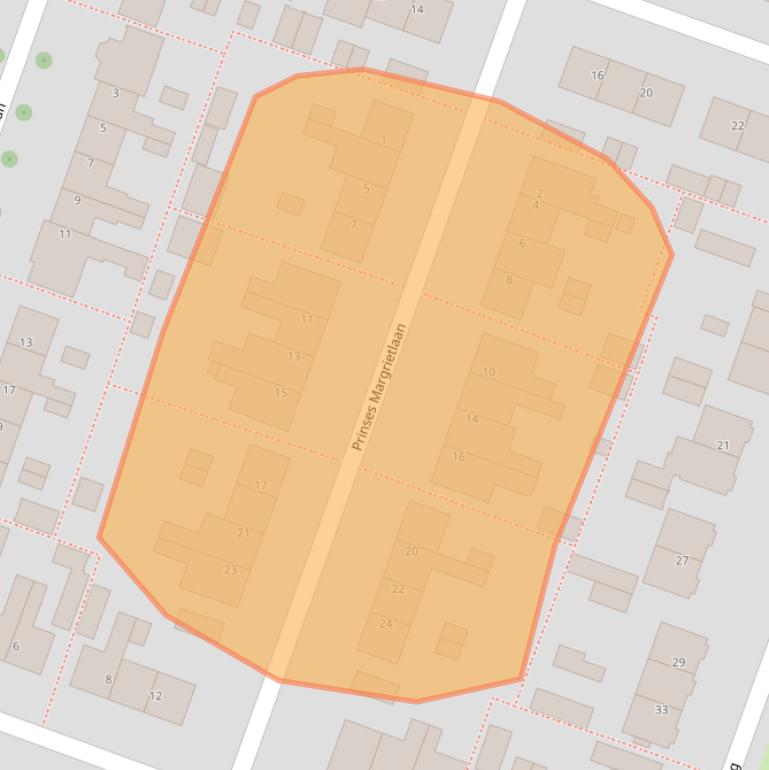 Kaart van postcodegebied 3454AK.