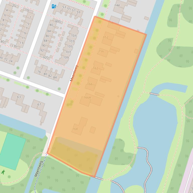 Kaart van postcodegebied 3454AZ.