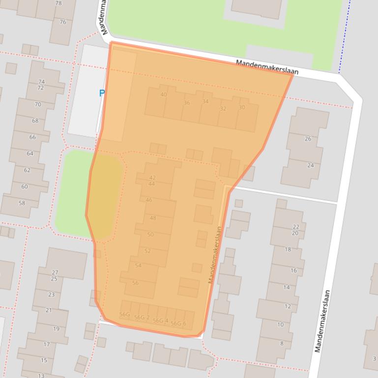 Kaart van postcodegebied 3454DD.