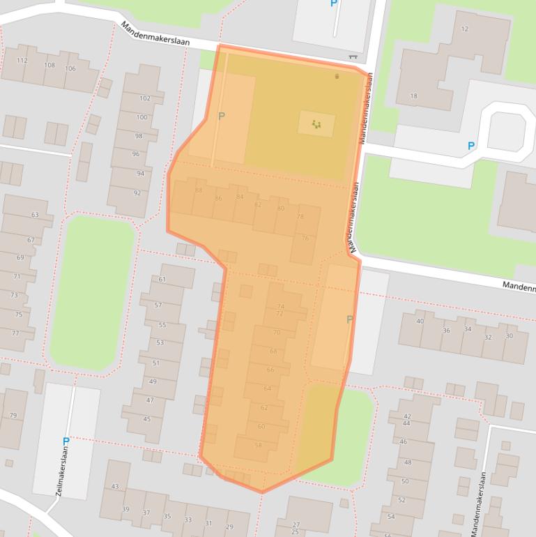 Kaart van postcodegebied 3454DE.