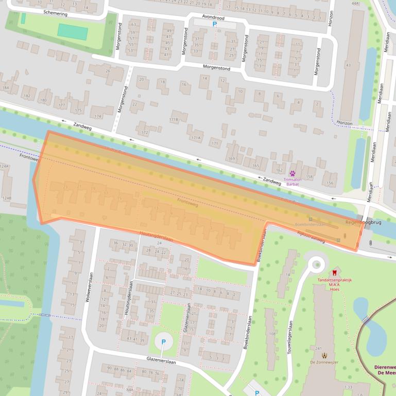 Kaart van postcodegebied 3454GH.