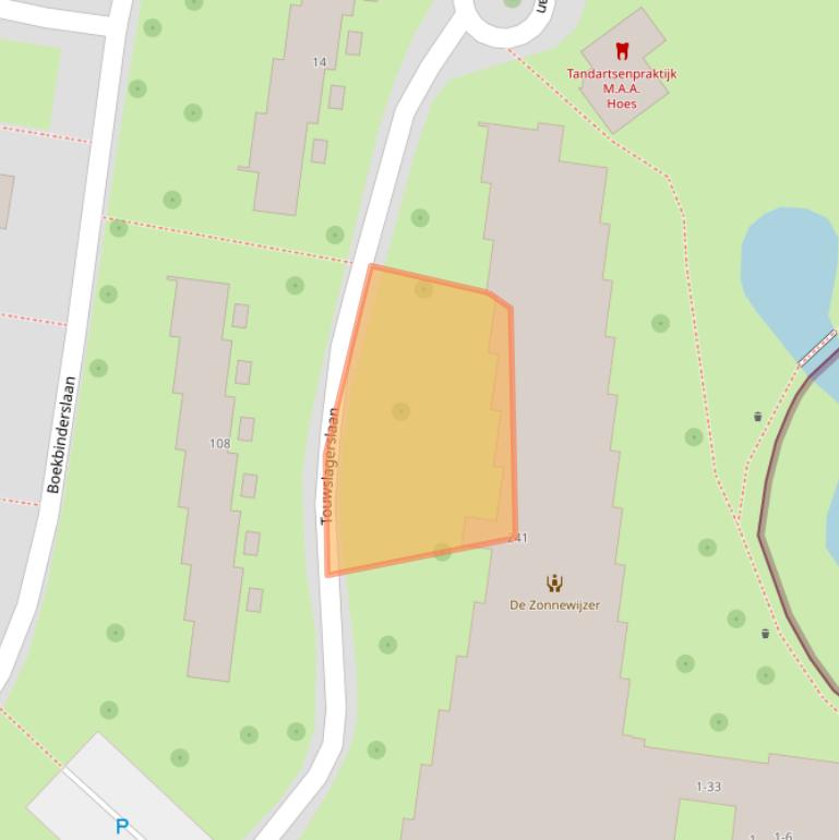 Kaart van postcodegebied 3454GW.