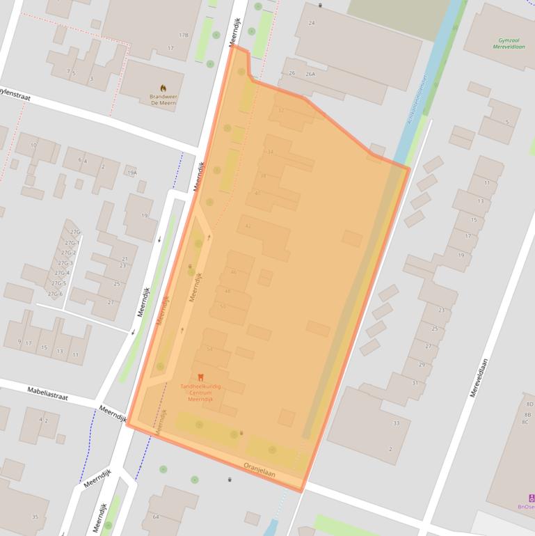 Kaart van postcodegebied 3454HS.