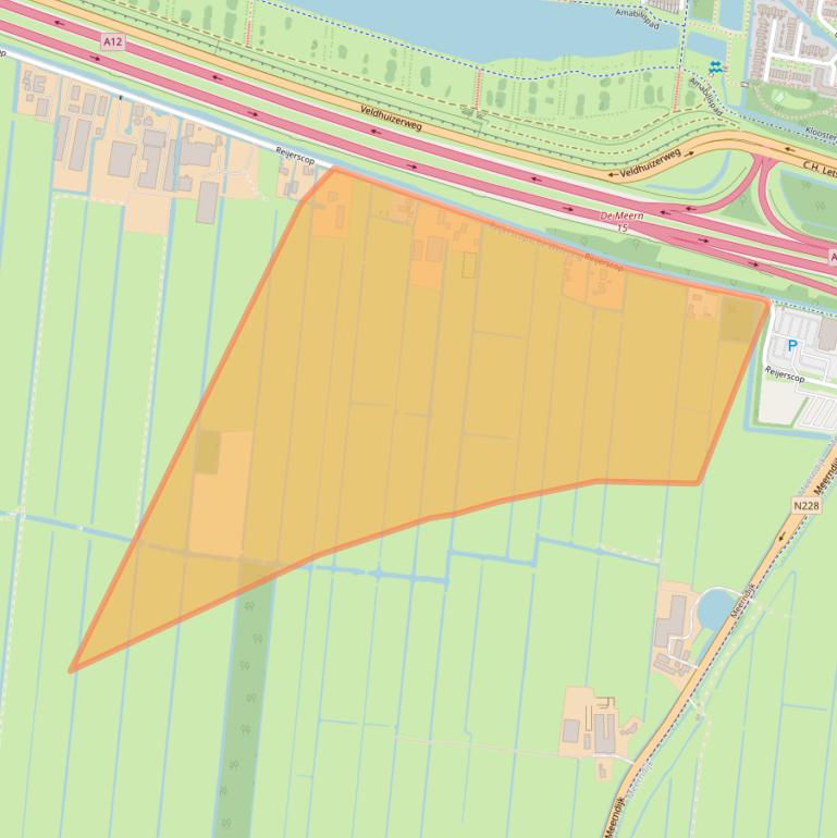 Kaart van postcodegebied 3454HW.