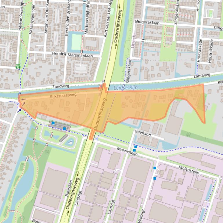 Kaart van postcodegebied 3454JD.
