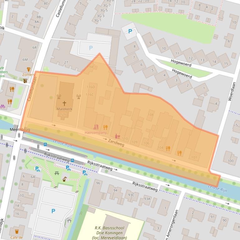 Kaart van postcodegebied 3454JZ.