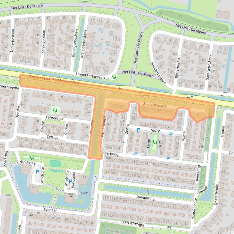 Kaart van postcodegebied 3454KA.