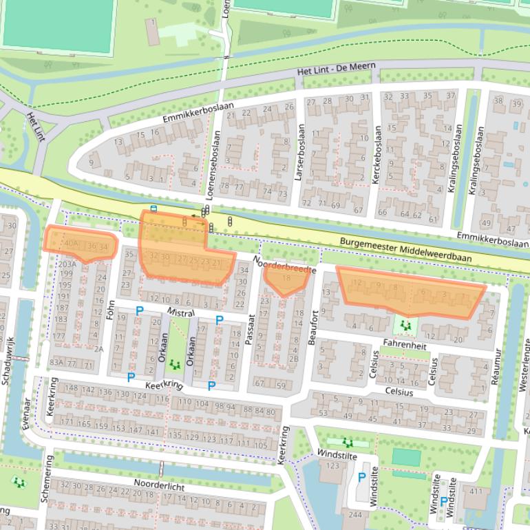 Kaart van postcodegebied 3454KB.