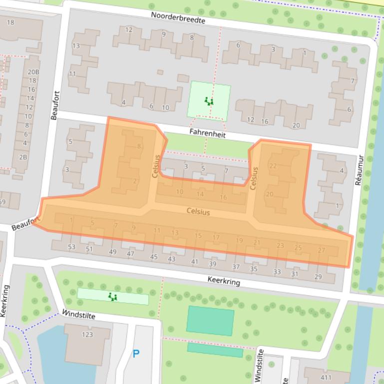 Kaart van postcodegebied 3454KK.