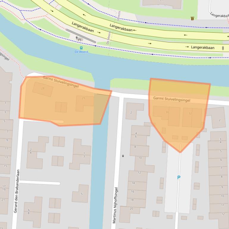 Kaart van postcodegebied 3454LC.