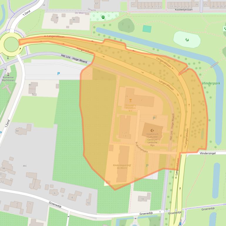 Kaart van postcodegebied 3454NA.