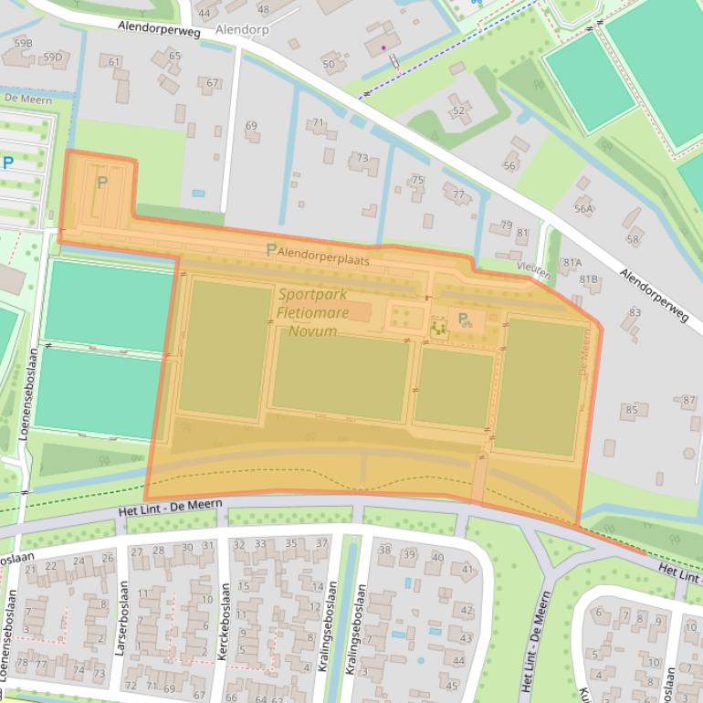 Kaart van postcodegebied 3454NJ.
