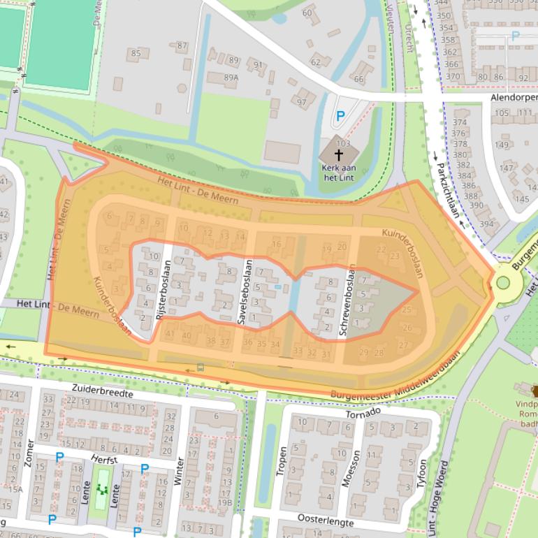 Kaart van postcodegebied 3454NK.