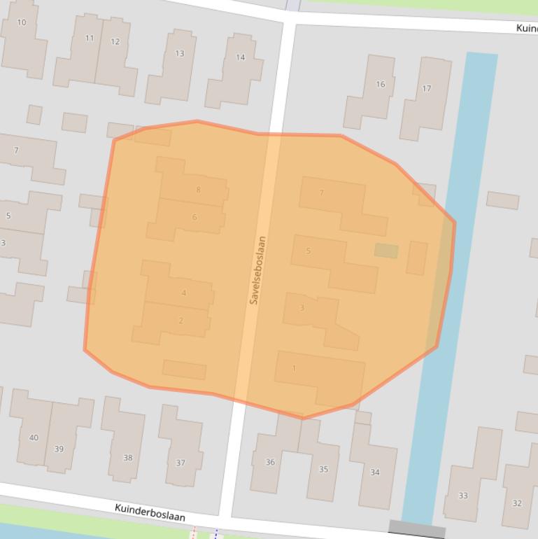 Kaart van postcodegebied 3454NM.