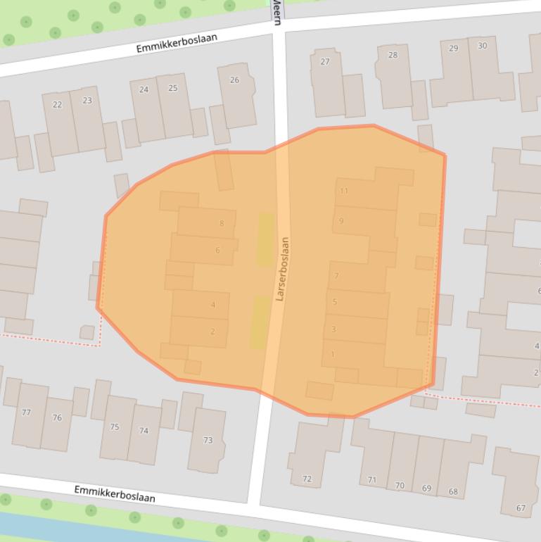Kaart van postcodegebied 3454NS.