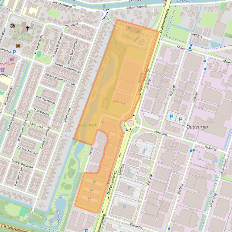 Kaart van postcodegebied 3454PD.
