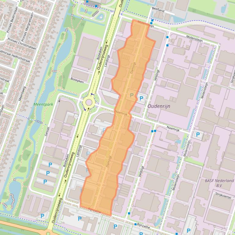 Kaart van postcodegebied 3454PS.