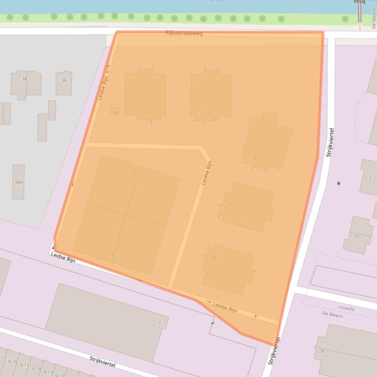 Kaart van postcodegebied 3454PZ.
