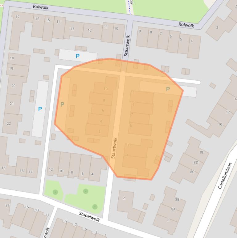 Kaart van postcodegebied 3454RS.