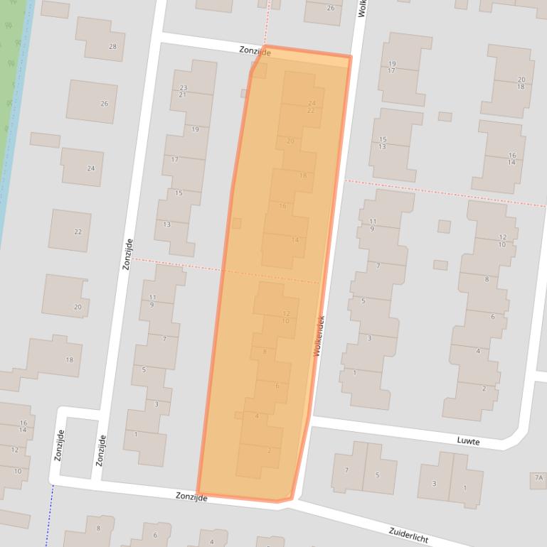 Kaart van postcodegebied 3454TH.