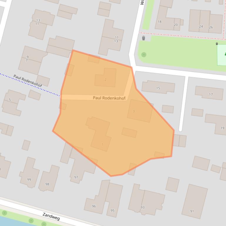 Kaart van postcodegebied 3454VM.